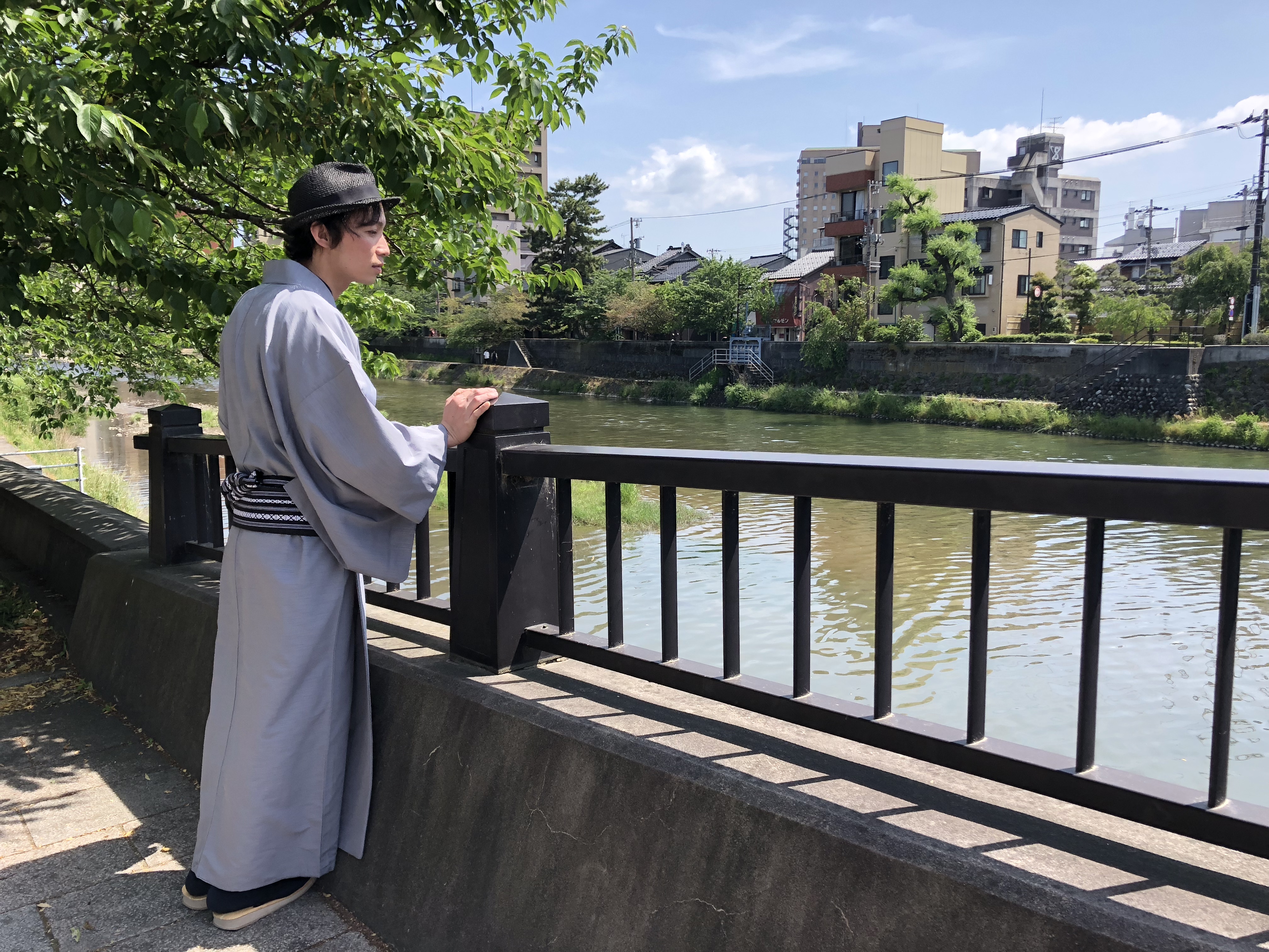 初夏の陽気の金沢