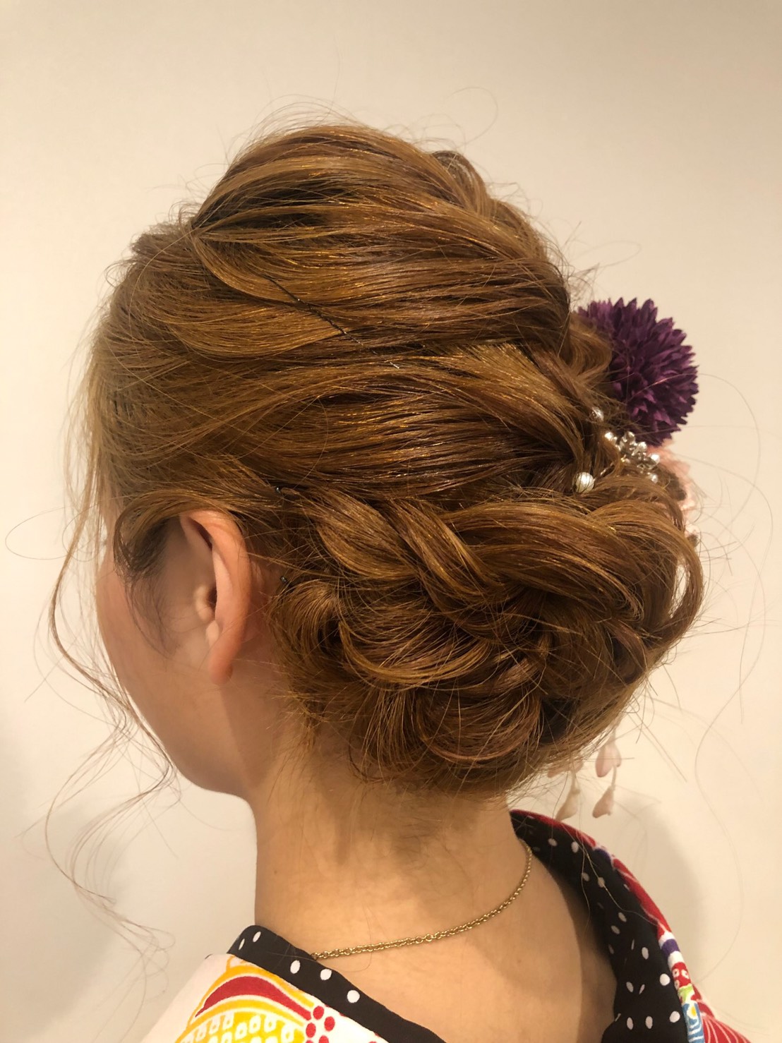 ヘアスタイルも華やかに♡