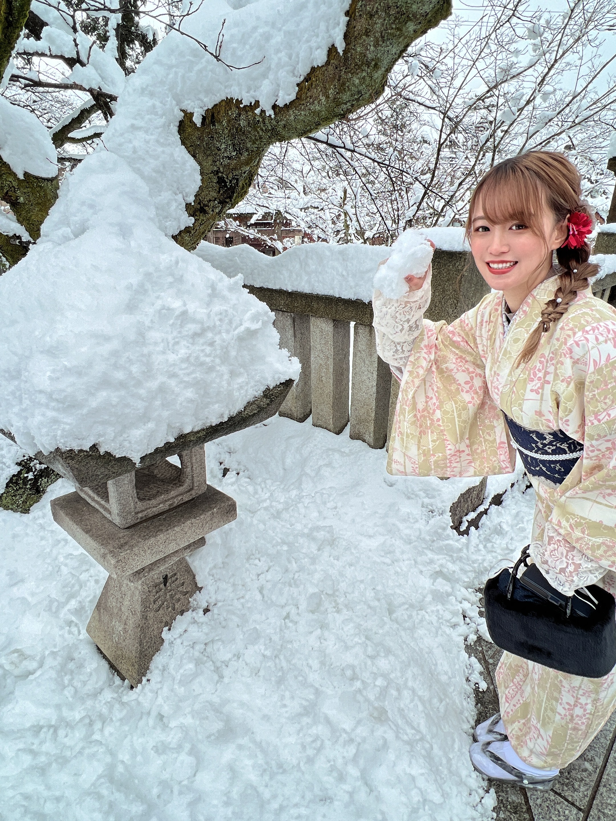 金沢の雪景色